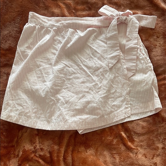 Papermoon Dresses & Skirts - Papermoon Pink and White Striped Skort